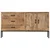 vidaXL Komoda 140x35x75 cm trden mangov les