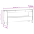Klupa za hodnik bijela 100x28x45 cm masivno drvo bor
