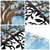 Arbre de Vie-3 BlueBlack Decorative Wooden Wall Accessory