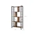 Songmics Knjižna omara 4-nadstropna 1545x74x30 cm rjava