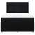 vidaXL Box spring postelja z vzmetnico črna 160x200 cm blago