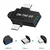 OTG adapter Techsuit AluCoreX A15 3v1 USB-A v Micro-USB v USB-C, aluminij - črn