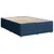 Vidaxl Box spring postelja z vzmetnico modra 140x200 cm blago