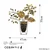 Wallity Zidna dekoracija Flowers in Pots, 47x55 cm, Šarena