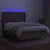 Vidaxl Box spring postelja z vzmetnico LED taupe 140x190 cm blago