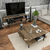 HANAH HOME Sto za dnevnu sobu Akya Walnut Black
