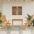 3-dijelni vrtni blagovaonski set 85x85x74 cm od masivnog bagremovog drva