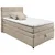 MID.YOU POSTELJA BOXSPRING 120 cm x 200 cm , tekstil peščene barve