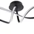 LED plafonska svetiljka FLAVIA LED/33W/230V 24x61 cm crna