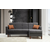 ATELIER DEL SOFA Ugaona garnitura Polya Dark Grey