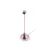 Lexon steli bell Bežična stona led lampa, vodootporna, sa dimerom, roze ( LH95B-LP )