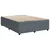 Vidaxl Box spring postelja z vzmetnico temno siva 160x200 cm žamet