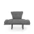 Atelier del Sofa Fotelja Nitta 95x85x70cm Siva