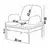 Atelier del Sofa Set garniture za dnevnu sobu, 3 komada Aster, Siva
