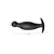 Butt Plug, Silikonski, 11.7cm, Crni