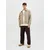 JACK & JONES Majica JJEDover rjava/bela