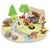 Drevené táborisko so stanom a ohniskom Wildlife Camping Playset Tender Leaf Toys s figúrkami zvieratiek od 3 rokov TL8489