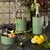 Evviva Skleda Wine 15cm / okrogla / zelena / inox