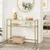 Hanah Home Komoda By-4, 90x80x30 cm, Zlatne boje