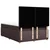 vidaXL vidaXL Box spring postelja z vzmetnico temno rjava 140x200 cm blago, (21310393)
