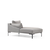 Atelier del Sofa Ugaona garnitura Leo 90x65x255cm Siva