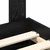 Vidaxl Konstrukcija postelje s predalom z vzglavjem Konstruiran les