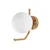 Opviq Zidna lampa Faruk-13726, 15x22x23cm, IP20, Zlatno-bela boje