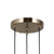 ITALUX PND-40813-3R-HBR - Luster na sajli TORNO 3xE14/40W/230V zlatni