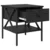 Noćni ormarić s ladicama 2 pcs Crni hrast 40 x 42 x 45 cm