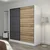 Hanah Home Garderober Kale-3160, 180x190x52 cm, Antracit-braon