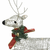 vidaXL Ukrasni božićni sobovi i sanjke 60 LED žarulja vanjski zlatni