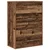 Kreveta s ladicama Staro drvo 60 x 31 x 84 cm Konstruirano drvo