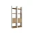 Hanah Home Polica 66,2x150x29,5cm Hrast-Bela