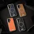 Maska za iPhone 17 6.3, Magsafe Urban Leather, Braon