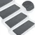 Vidaxl Samolepilne preproge za stopnice 15 kosov 65x24,5x3,5 cm sive