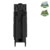 Hitze TRINITY 54x80x53.G - model U (črni šamot)