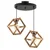 Opviq Luster Cube Double B, Crni