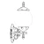 Opviq Spoljna zidna lampa BAP-68194-BSY-OP, 45 cm, E27, 40W, IP65, Crna