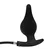 Rimba Electro Play E-Stim Anal Plug with Pump Bi-Polar Black