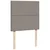 vidaXL Box spring postelja z vzmetnico taupe 90x200 cm blago