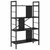 Polica Crni hrast 75 x 30 x 123,5 cm Konstruirano drvo