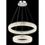 Globo 67387-60 - LED prigušiva visilica na sajli LAUREL LED/60W/230V prozirna + daljinski upravljač