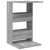 Bocni stol Siva Sonoma 40 x 35 x 60,5 cm Konstruirano drvo