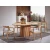 Hanah Home Trpezarijski sto i stolice Atlantis, 170x90x75 cm, 4 stolice, Smeđi