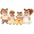 SYLVANIAN FAMILIES Figurice Walnut Squirrel Family