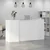 Recepcijski stol Bijeli 200x50x103,5 cm Inženirsko drvo
