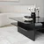 Hanah Home Klub sto Saga Square, 90x35x90 cm, Crni