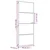 Sobna vrata tanka zlatna 83x201,5 cm kaljeno staklo i aluminij