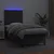 Vidaxl Box spring postelja z vzmetnico LED črna 80x200 cm umetno usnje