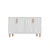 Hanah Home Konzola Vincent, 120x73,6x29,6 cm, Bela